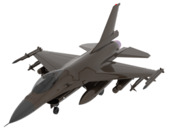 Fighter jet isolated on background. 3d rendering - illustration png