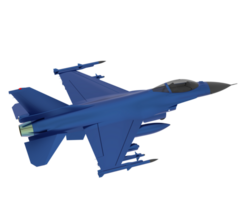 combattant jet isolé sur Contexte. 3d le rendu - illustration png