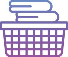 Laundry Basket Vector Icon