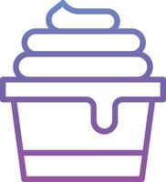 Ice Cream Cup Vector Icon