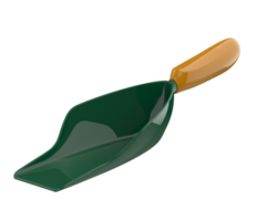 Garden trowel isolated on background. 3d rendering - illustration png