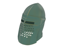 Medieval helmet isolated on background. 3d rendering - illustration png