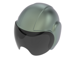 Pilot helmet isolated on background. 3d rendering - illustration png