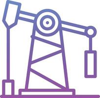 petróleo refinería vector icono