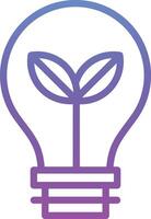 Ecologic Bulb Vector Icon