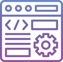 Code Settings Vector Icon