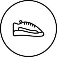 Gym Shoes Vector Icon