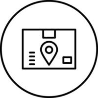 Parcel Tracking Vector Icon