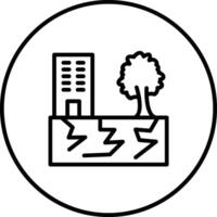 Earthquake Vector Icon