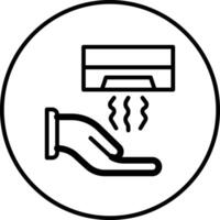 Hand Dryer Vector Icon