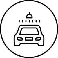 icono de vector de lavado de autos