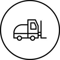 Forklift Vector Icon