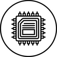 CPU Processor Vector Icon