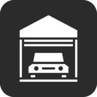 Car Garage Vector Icon