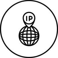 ip habla a vector icono