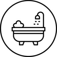 Bathtub Vector Icon