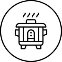 Rice Cooker Vector Icon