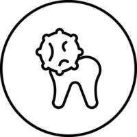 Tooth Infection Vector Icon