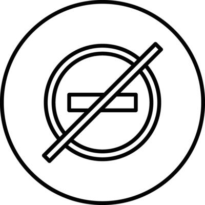 Do not Disturb Vector Icon