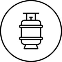 Gas Cylinder Vector Icon