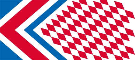 abstrakt Prüfer rot Blau Flagge Streifen Design transparent Hintergrund png