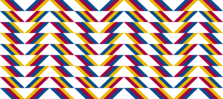 abstrait coloré La Flèche chevron géométrique conception transparent png