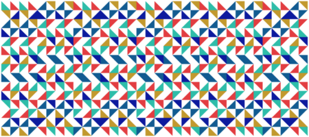 astratto colorato triangolo mosaico modello design Sfondo trasparente png