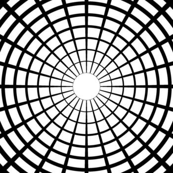 3D pipe perspective mesh tunnel vector perspective circular mesh cobweb