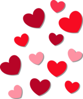valentine background with love symbol png