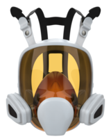 Gas mask isolated on background. 3d rendering - illustration png