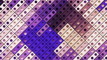 mosaico en abstracción. movimiento. un constructor consistente de pequeño cifras ese brilla con diferente colores foto