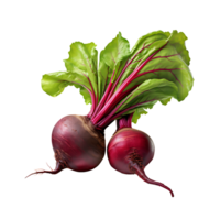 AI generated Beetroot vegetable icon isolated transparent background png