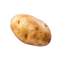 AI generated Potato vegetable icon isolated transparent background png