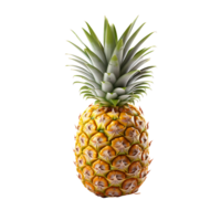 ai généré ananas fruit icône isolé transparent Contexte png