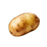 AI generated Potato vegetable icon isolated transparent background png