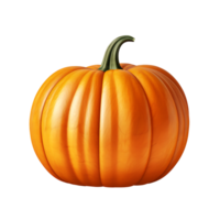 AI generated Pumpkin vegetable icon isolated transparent background png