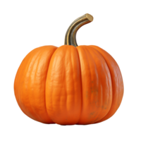 AI generated Pumpkin vegetable icon isolated transparent background png