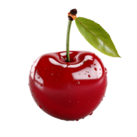 AI generated Cherry fruit icon isolated transparent background png