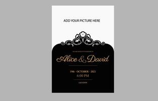 Wedding Invitation Template vector