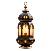 ai gegenereerd Islamitisch Ramadan lantaarn lamp geïsoleerd Aan transparant achtergrond png