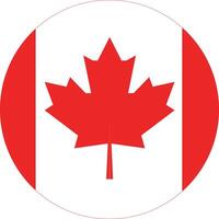 Canadá nacional oficial bandera símbolo, bandera vector ilustración.