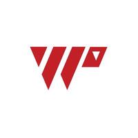 Logo Letter WP Initial Vector