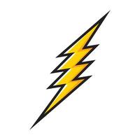 Lightning bolts icon. vector