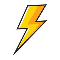 Lightning bolts icon. vector