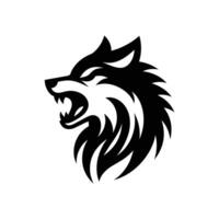 Wolf Logo Design Icon Symbol Vector Illustration