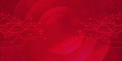 Digital technology futuristic internet network connection red background, abstract cloud cyber information communication, Ai big data science, innovation future tech, line dot illustration vector 3d
