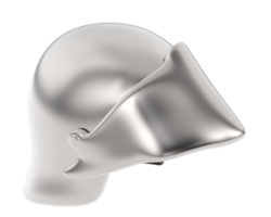 gladiateur casque isolé sur Contexte. 3d le rendu - illustration png