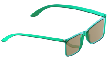 Sun glasses isolated on background. 3d rendering - illustration png