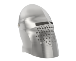 Medieval helmet isolated on background. 3d rendering - illustration png