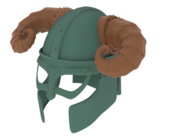 middeleeuws helm geïsoleerd Aan achtergrond. 3d renderen - illustratie png